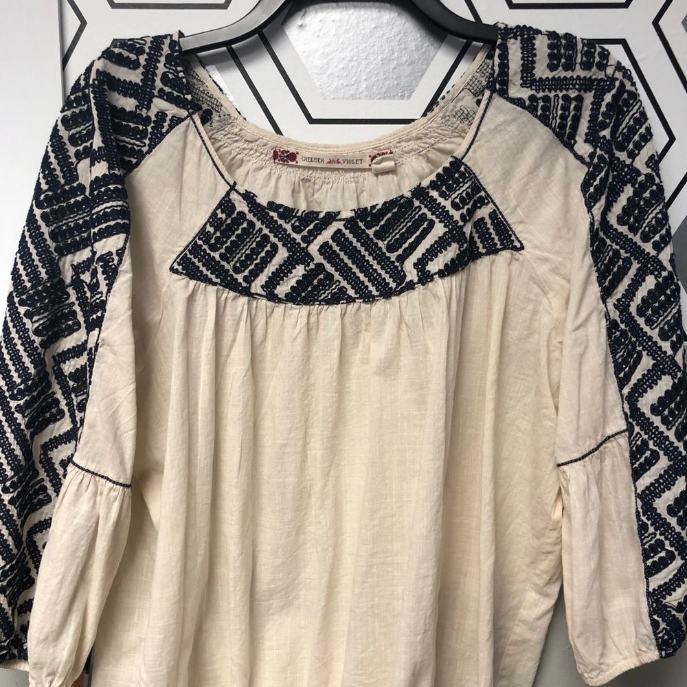 Chelsea and Violet top